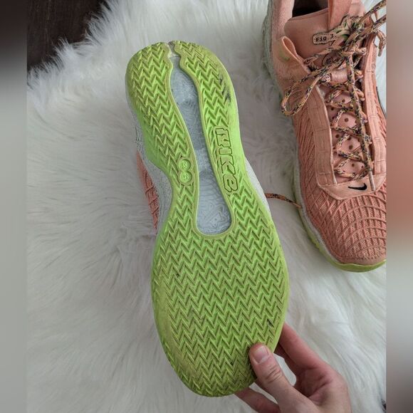 Nike Cosmic Unity Floral Apricot Agate/Black-Lime Glow DA6725-800 Shoes Size 12 - Picture 4 of 9